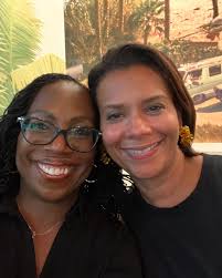 A blessing and an honor. Last night I got to share Supreme Court Justice  Ketanji Brown Jackson, my friend and sister of thirty years, with the  world, talking about her bestselling memoir, “