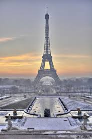 In Pari Winter Eiffel Tower Paris In Winter Good Morning Eiffel Tower 0173 Hdr Photo Paris Winter Paris Eiffel Tower