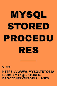 Mysql Stored Procedures In 2020 Data Science Mysql Development