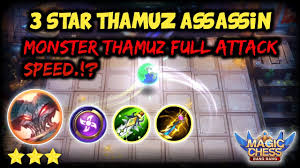 Grants a deadly poison stinger upon hitting an enemy . Download 3 Star Thamuz Assassin Monster Thamuz Full Attack Speed Magic Chess Mobile Legends Bang Bang In Mp4 And 3gp Codedwap