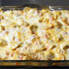 Easy Mexican Chicken Casserole Spicy Cheesy Mexican Casserole With Cooked Chicken Cream O Mexican Chicken Casserole Chicken Recipes Casserole Rotel Recipes