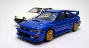 Quite a high quality model. Subaru Impreza 22b Sti Vs Toyota Ae86 Tomica Initial D Facebook