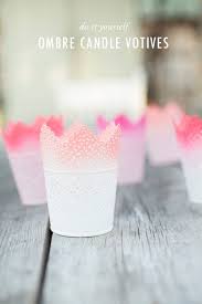 25 Clever Ways To Use Ikea Products At Your Wedding Diy Candles Diy Candle Holders Ombre Candle