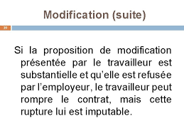 Modification substantielle contrat de travail. Generalites Sur Le Contrat De Travail 1 Salif