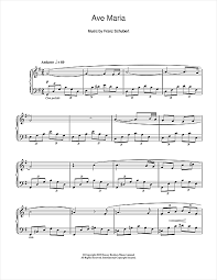 Questa melodia divenne poi famosa con il testo latino dell'ave maria. Ave Maria Franz Schubert For Easy Piano