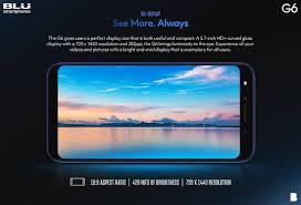 New BLU G6 Android Phone Wholesale