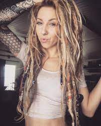 Good Morning Friends Where Are You From I Would Love To Know I M From Canada Blonde Dreads Hair Styles Dreadlocks Girl