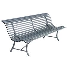 Epingle Par Fermob Sur Gris Orage Mobilier De Jardin Contemporain Banc Exterieur Mobilier Jardin
