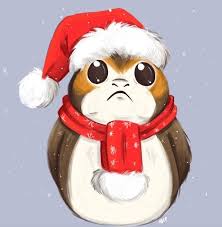 O Christmas Porg O Christmas Porg Star Wars Drawings Star Wars Cartoon Star Wars Art