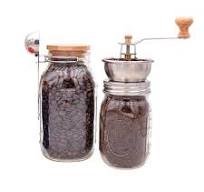 Coffee and Spice Grinder Lid for Mason Jars - Regular Mouth