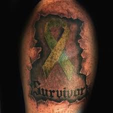 You might want a breast cancer survivor tattoo, or a tattoo to show support for a loved one with breast cancer. 33 Mens Cancer Tattoo Ideas Cancer Tattoos Cancer Ribbon Tattoos Ribbon Tattoos