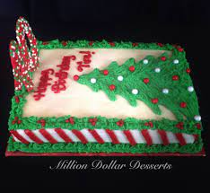 See more ideas about christmas cake, . Happy 40th Christmas Tree Sheet Cake W Candy Cane Stripes Christmas Cookie Cake Christmas Cake Designs Christmas Cake