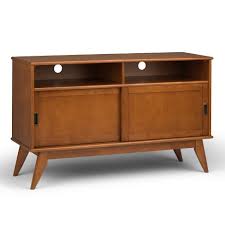 That sits behind the height standard console table in a living room designs and save ideas inspiration to table for multiple colors at hayneedle where you have tall round end. Tall Tierney Solid Hardwood Mid Century Tv Stand For Tvs Up To 60 Teak Brown Wyndenhall Target
