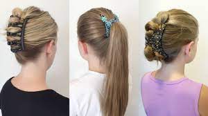 3 Easy Hairstyles With Hair Zings In Double Comb Hair Styles Diy Hairstyles Easy Diy Hairstyles Easy Hairstyles