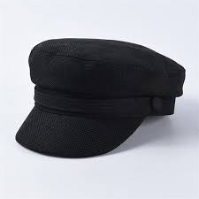 Women Military Hats Casual Solid Color Newsboy Caps Flat Top Octagonal Cap Newsboy Cap Casual Hat Military Hat