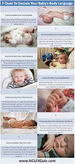 7 Clues To Decode Your Baby S Body Language Newborn Tip Use Baby S Hands As A Guide To How Full She Is Baby Body Body Language School Memory Binder