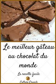 Le Meilleur Gateau Au Chocolat Du Monde La Recette Facile Sarah Recettesdegateaux En 2020 Meilleur Gateau Au Chocolat Recette Gateau Au Chocolat Moelleux