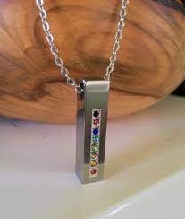 Colorful Stainless Steel Chakra Crystals Cremation Jewelry Etsy Silver Jewelry Fashion Urn Jewelry Jewelry