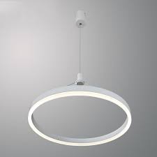 Modern Slim Circle Ring Led Pendant Light Aluminum Acrylic Circular Hanging Lamp For Living Room Bedroom Dining Room Kitchen Pendant Lights Aliexpress