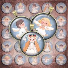 Hier ein paar interressante engel und engelsflügel tattoo vorlagen und motive. 164 Cabochon Vorlagen 25mm 18mm 14mm 12mm Rund