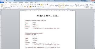 Adanya surat jual beli tanah yang benar maka akan memudahkan proses transaksi. Contoh Surat Jual Beli Tanah Simple Materai 6000 Doc