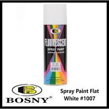 White is associated with purity and innocence when it comes to paint, i've tried tons of different products. Bosny Spray Paint Flat White Original Authentic Shopee Philippines