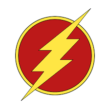 How To Draw The Flash Logo Really Easy Drawing Tutorial Flash Logo Flash Drawing The Flash