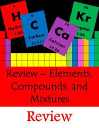 Review Elements Compounds And Mixtures Worksheet Element Symbols Science Symbols School Science Experiments