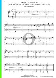 Lord Of The Rings Main Theme Sheet Music Piano Solo Pdf Download Streaming Oktav