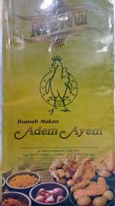 Adem ayem solo merupakan rumah makan yang menjadi wisata di solo tepatnya. The Menu Book Picture Of Rm Adem Ayem Solo Tripadvisor