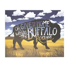 Where the Buffalo Roam Print – Lost Pines Art Bazaar