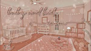 Today nooda and i put together a video of showcasing a few aesthetic decals to use on bloxburg or anywhere else you. Baby And Kids Room Speedbuild Welcome To Bloxburg Youtube