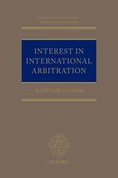 Interest In International Arbitration By Matthew Secomb Ebook Investing National University Of Singapore