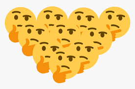Added 115 new emoji 23.06.2020 (unicode v13). Hmm Thonk Thinking Emoji Meme Hd Png Download Kindpng