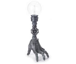 Led Skeleton Hand Table Lamp Big Lots In 2020 Lamp Skeleton Lamp Halloween Candlesticks
