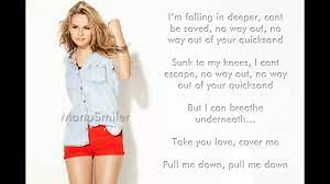 Bridgit Mendler Quicksand Lyrics Youtube