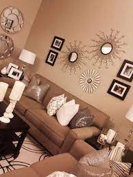 Brown Furniture In A Living Room