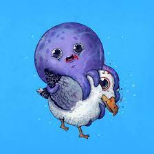Maybe you would like to learn more about one of these? 10 Adorably Wtf Illustrations That Are Honest About Animals Cute Animal Illustration Creepy Art Art