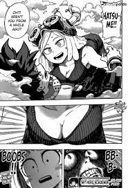 BB-B-Boobs!!! (What a way to end the 100th chapter) | My Hero Academia |  Know Your Meme