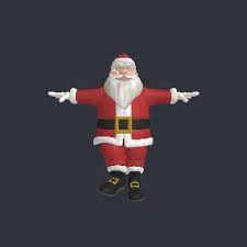 Santa 3d Model 3d Model Model Santa