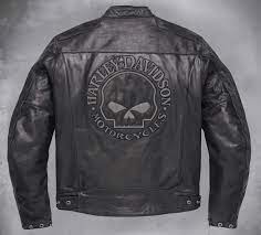 Harley Davidson Reflective Skull Leather Jacket Harley Davidson Jacket Men Harley Davidson Leather Jackets Leather Jacket
