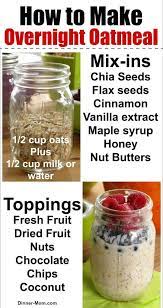 Make Overnight Oatmeal In A Jar For Quick And Healthy Breakfasts All Week Long Overnightoatmeal B Overnight Oatmeal Recipes Oatmeal In A Jar Mason Jar Meals
