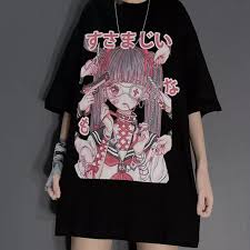 There's nothing you'd miss except for traffic jams! Summer Korean Style Women Shirt Ins Dark Retro Anime Printing Oversize T Shirt Harajuku Female Short Sleeved Gothic Clothes T Shirts Aliexpress