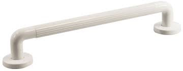 Grab bars are one of the simplest things to add to a bathroom, but make a huge difference. President Ribbed Plastic Grab Bar Available In Several Lengths