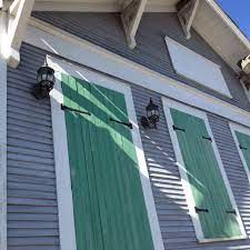 Aluminum hurricane shutters are a. Hurricane Shutters That Actually Work New Orleans This Is The One For Closing Off Our Kitchen Window Outdoor Shutters Window Shutters Diy Diy Shutters