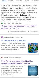 Sasou Pa Twitter Le Jour Ou J Ai Appris Que Peter Pan Etait En Fait L Ange De La Mort Qui Apportait Les Enfants Dans L Au Dela Comment J Ai Pleurer