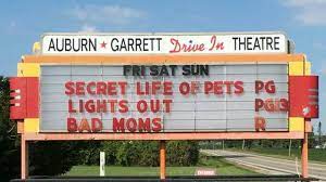Plus, it's cool how you tune into a radio station for audio in your car. Auburn Garrett Drive In Drive In Theater Drive In Movie Driving