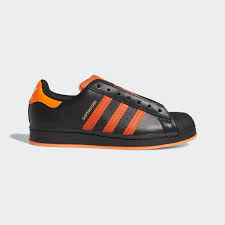 Adidas Neo Shoes Black And Orange Adidas Superstar Laceless Shoes Black Adidas Us In 2020 Adidas Shoes Superstar Superstars Shoes Adidas Superstar