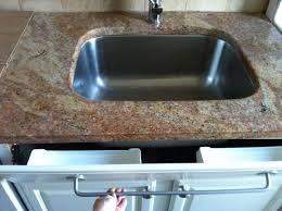 replacing a kitchen sink false front