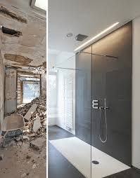 This design usually features a stall or stalls set into alcoves with bathroom walls on three sides and a partition on the remaining side with a door offset at the end of the partition. Vital Heating Solutions Commercial Bathroom Design Installations Uk